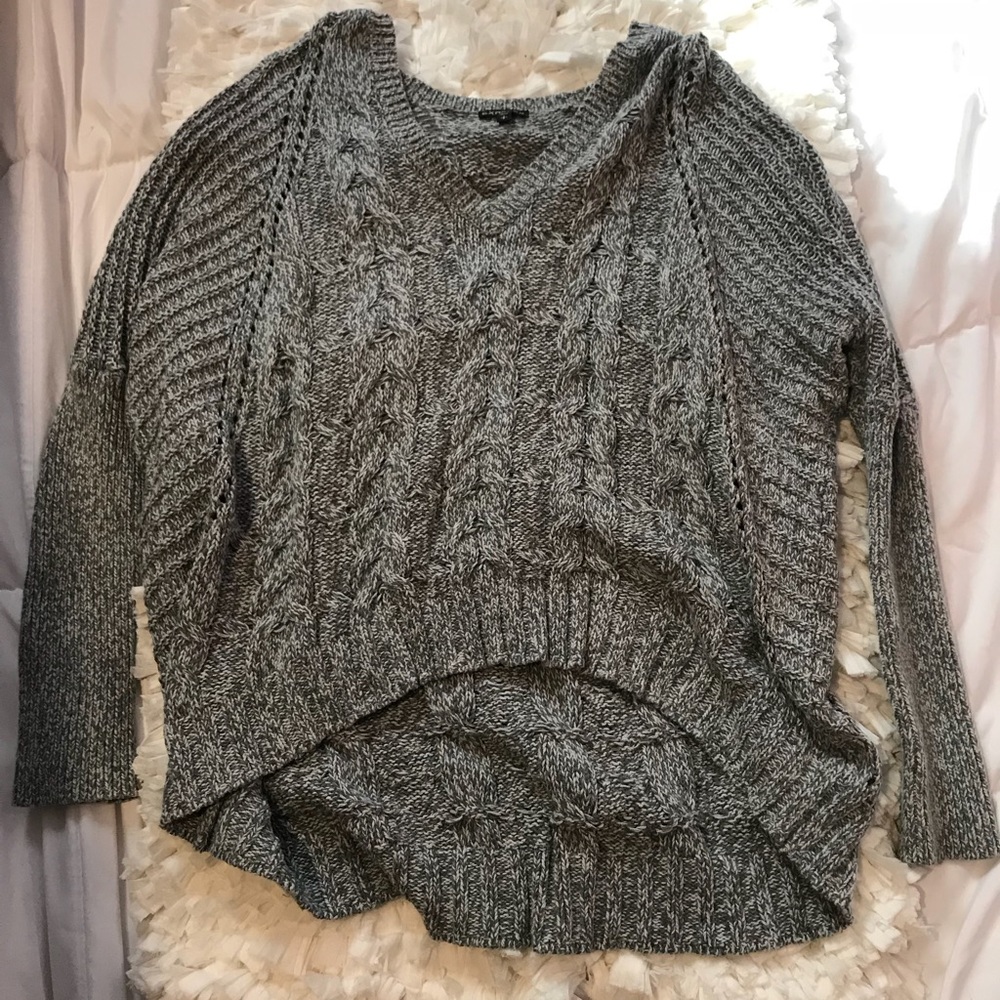 Express high low sweater